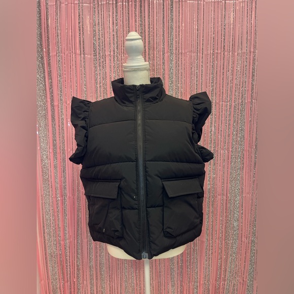 Jodiful Black Puffer Vest - Picture 1 of 1